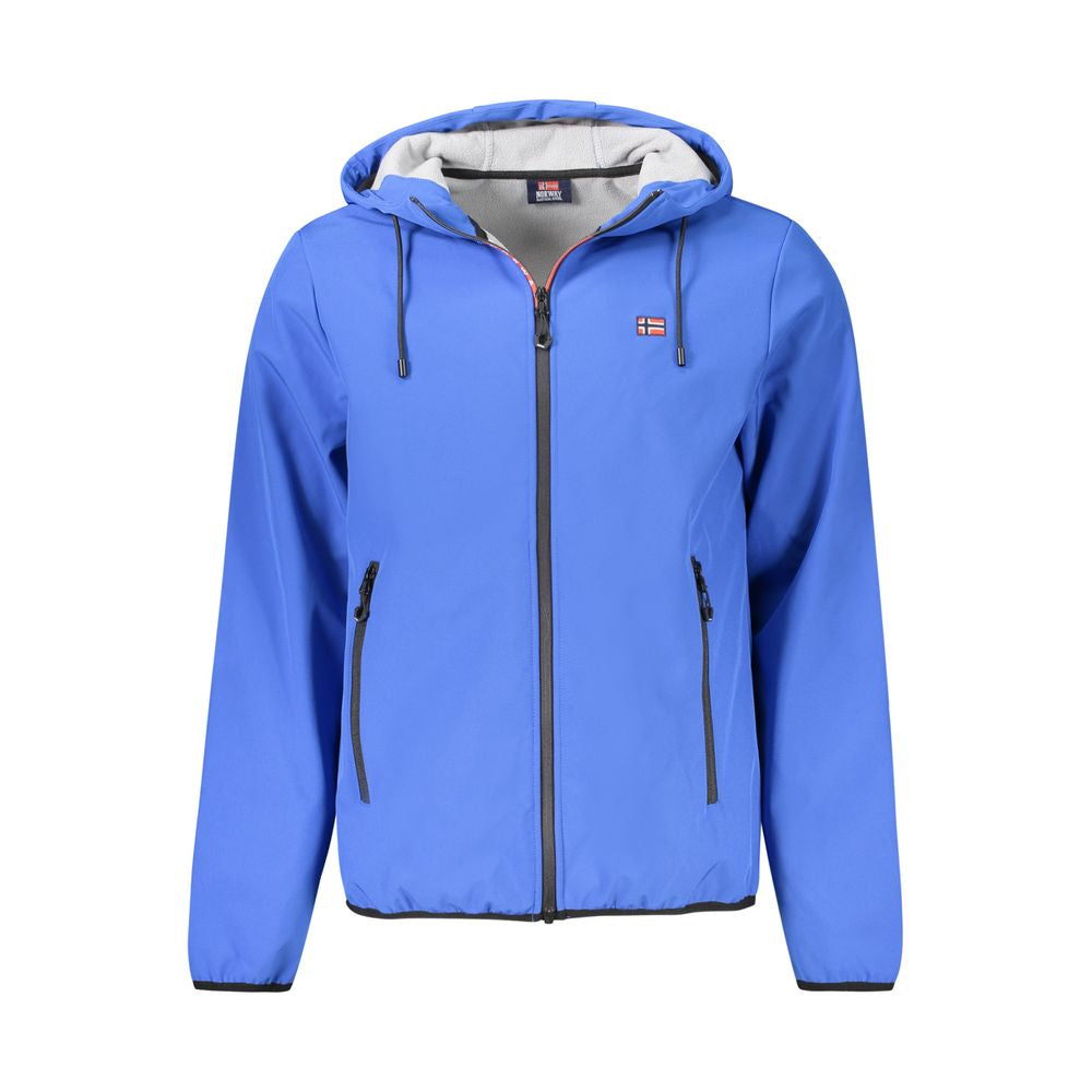 Blue Polyester Men's Jacket Norway 1963