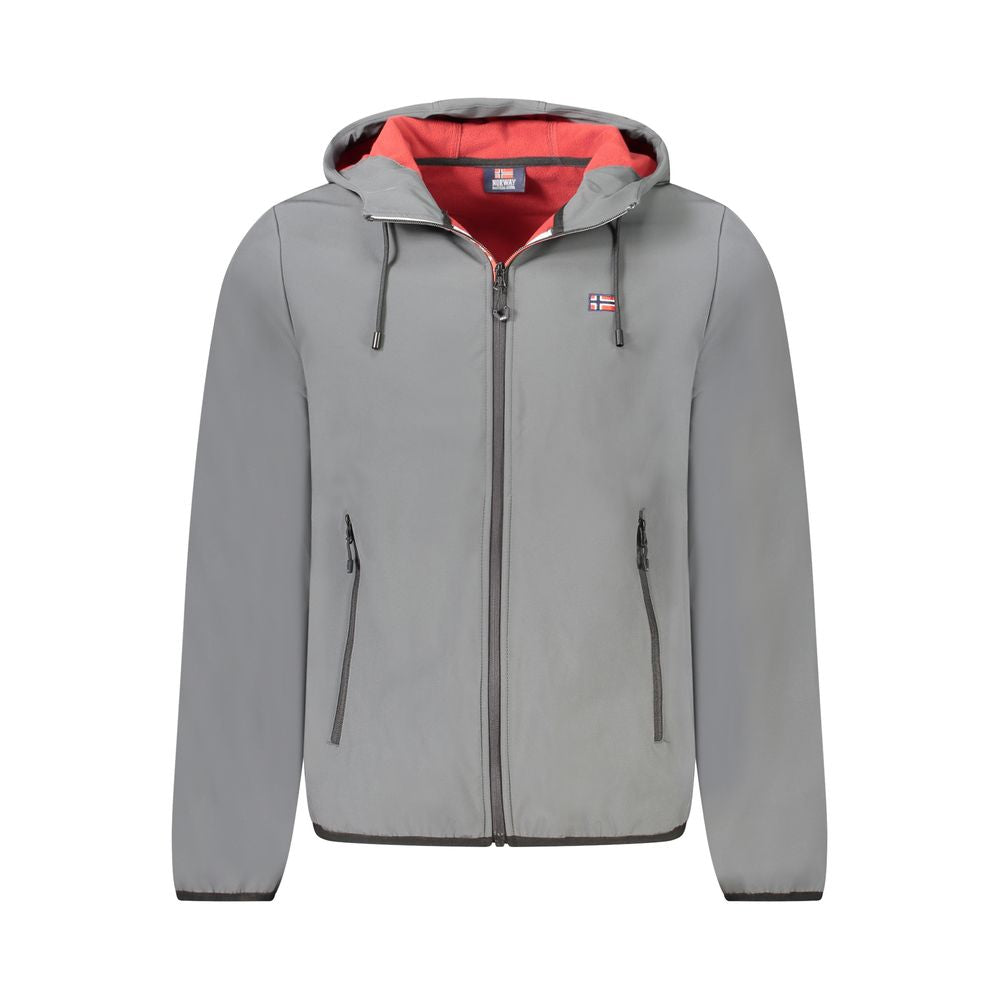Gray Polyester Men's Jacket Norway 1963