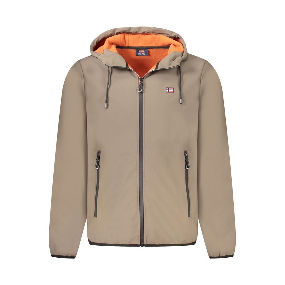 Brown Polyester Men Jacket Norway 1963