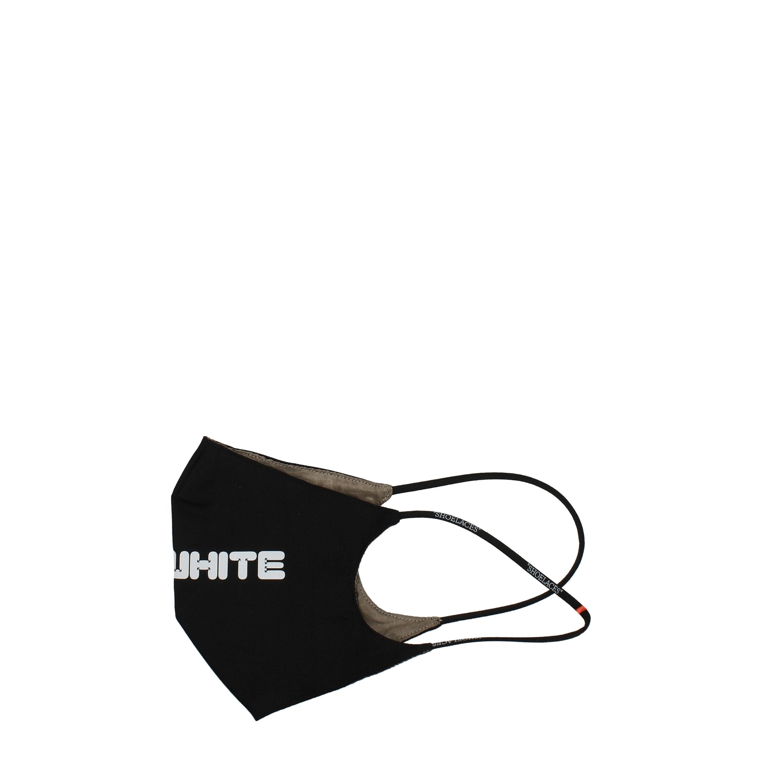 Black Cotton Facemasks Off-White