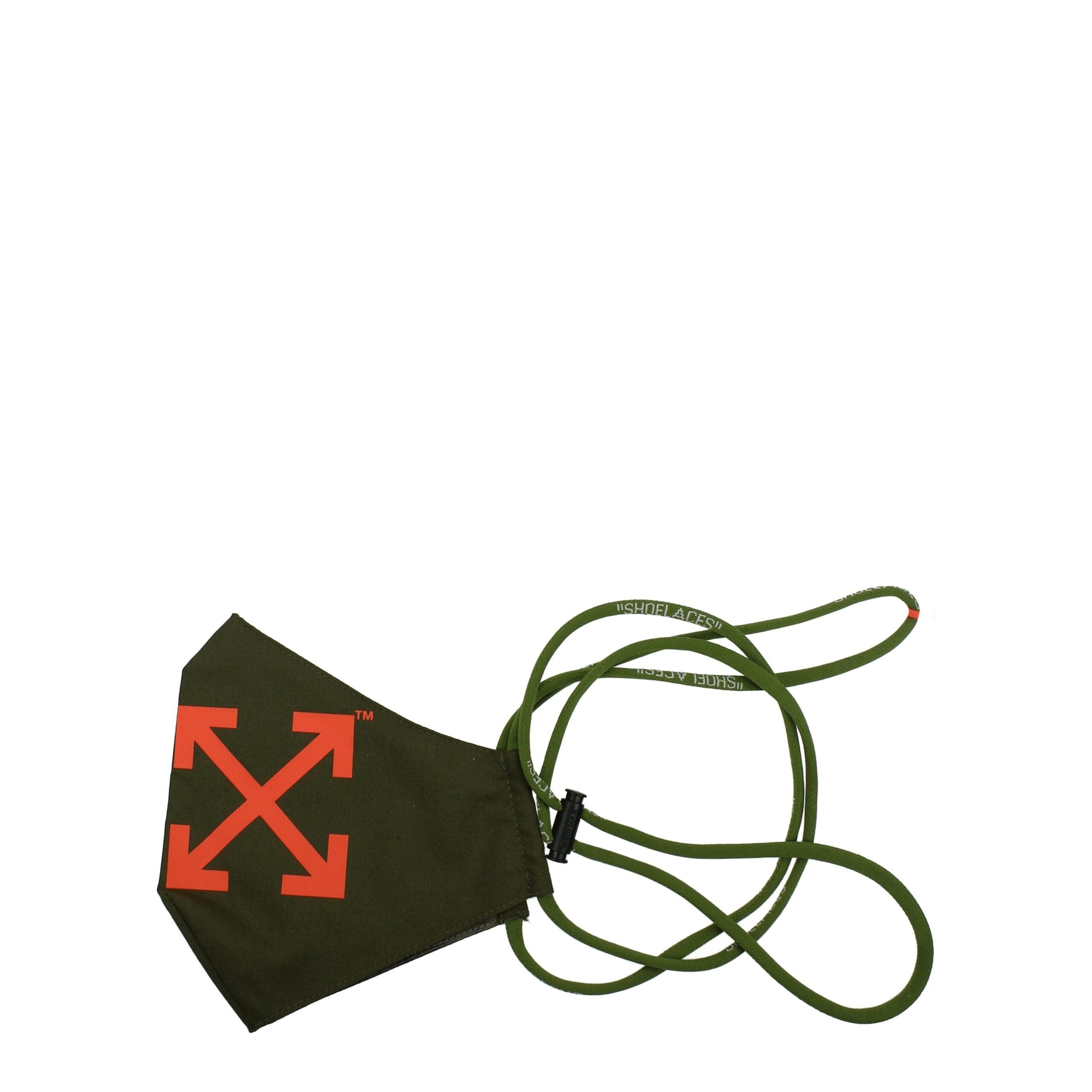 Green Polyester Facemasks Off-White