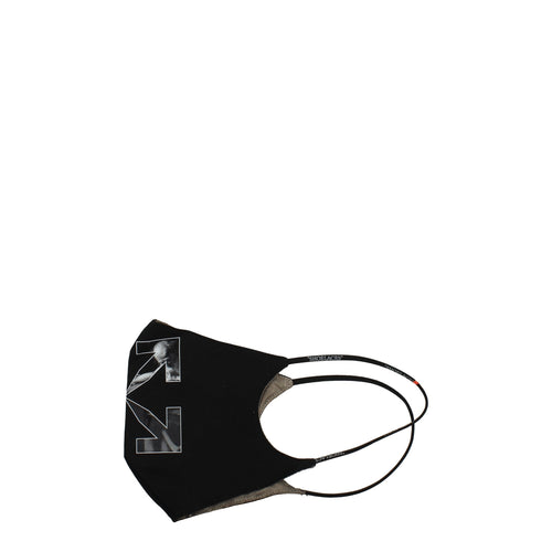 Black Cotton Facemasks Off-White