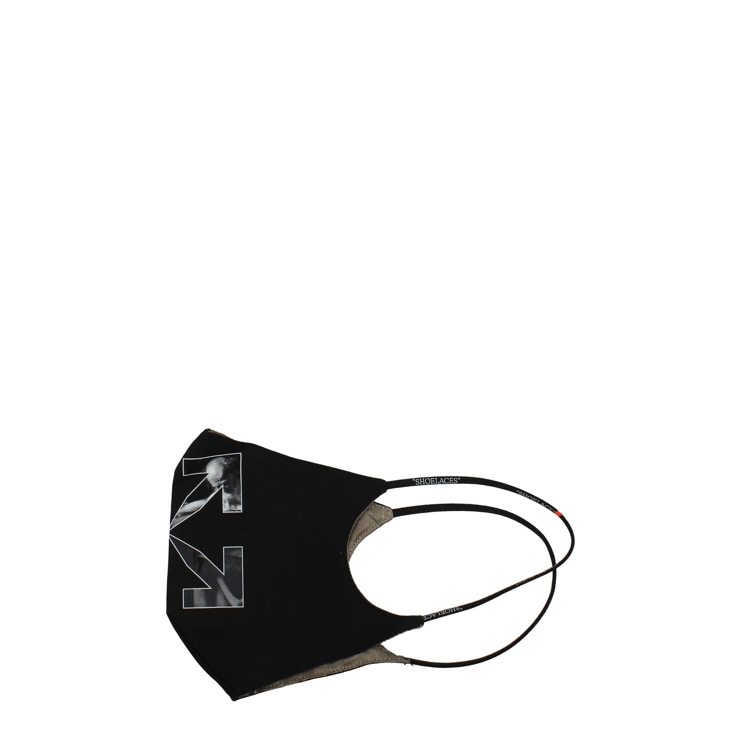 Black Cotton Facemasks Off-White