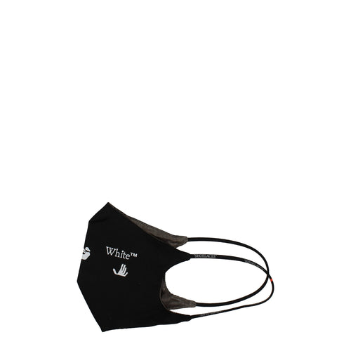 Black Cotton Facemasks Off-White