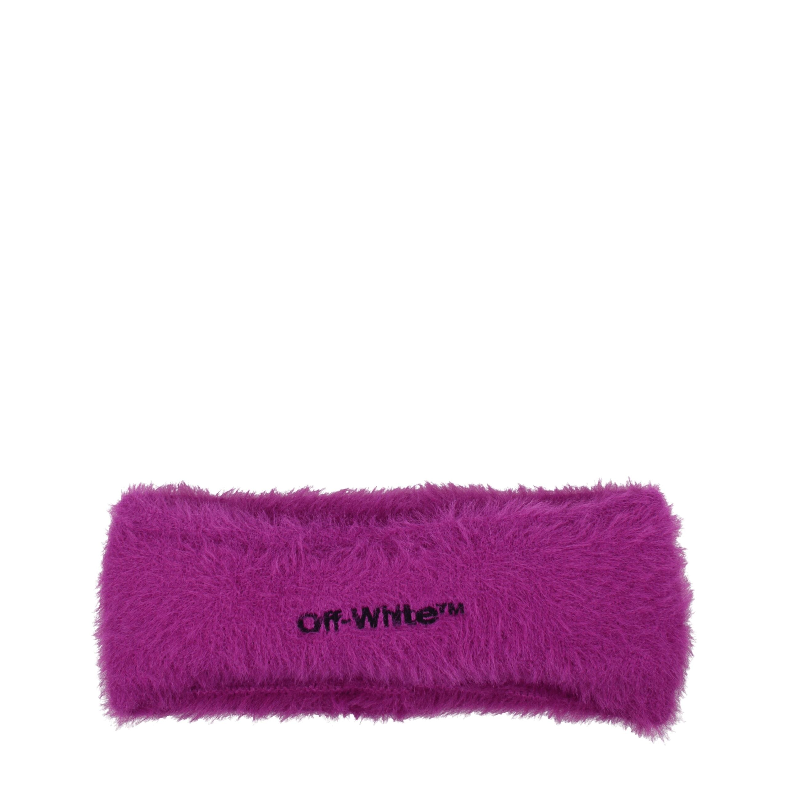 Purple Fabric Headbands Off-White