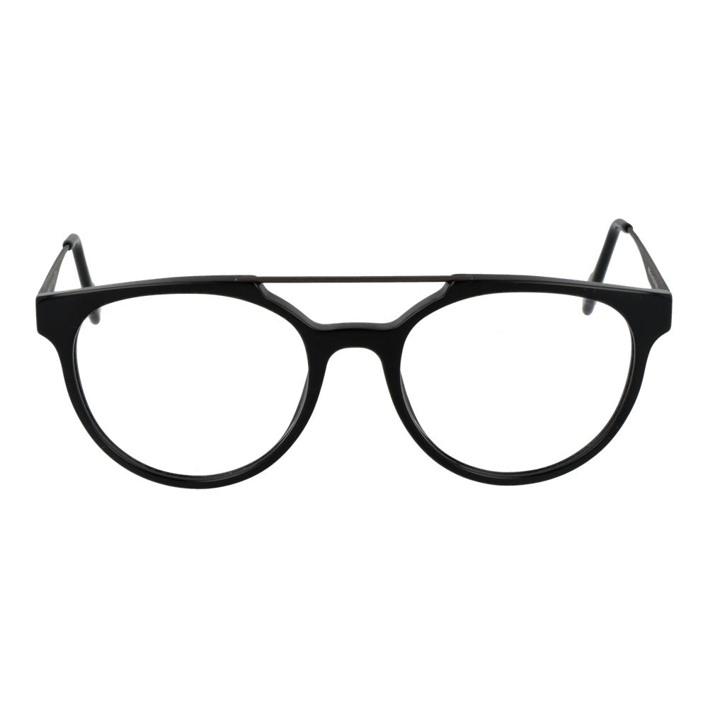Black Unisex Glasses Frame Andy Wolf
