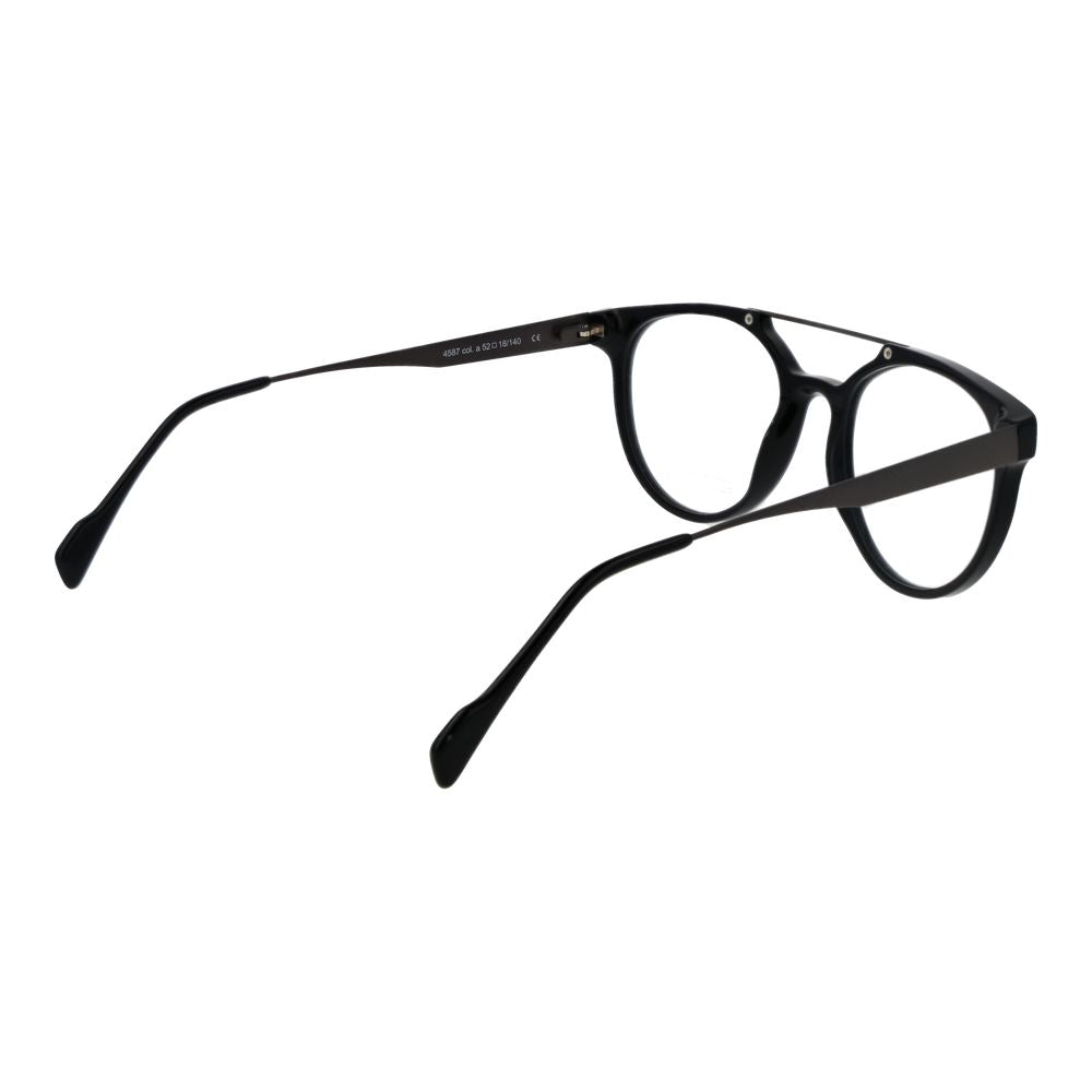 Black Unisex Glasses Frame Andy Wolf