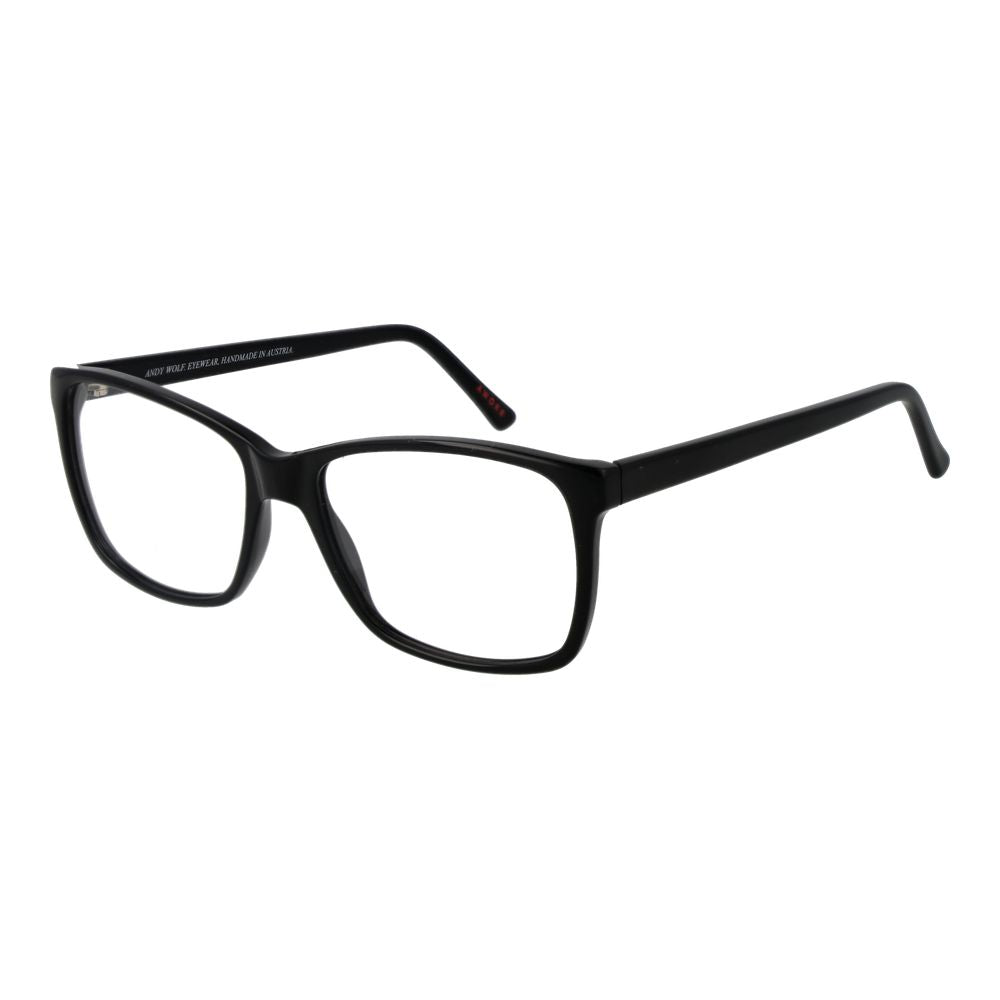 Black Unisex Glasses Frame Andy Wolf