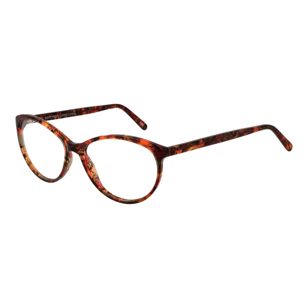 Brown Unisex Glasses Frame Andy Wolf