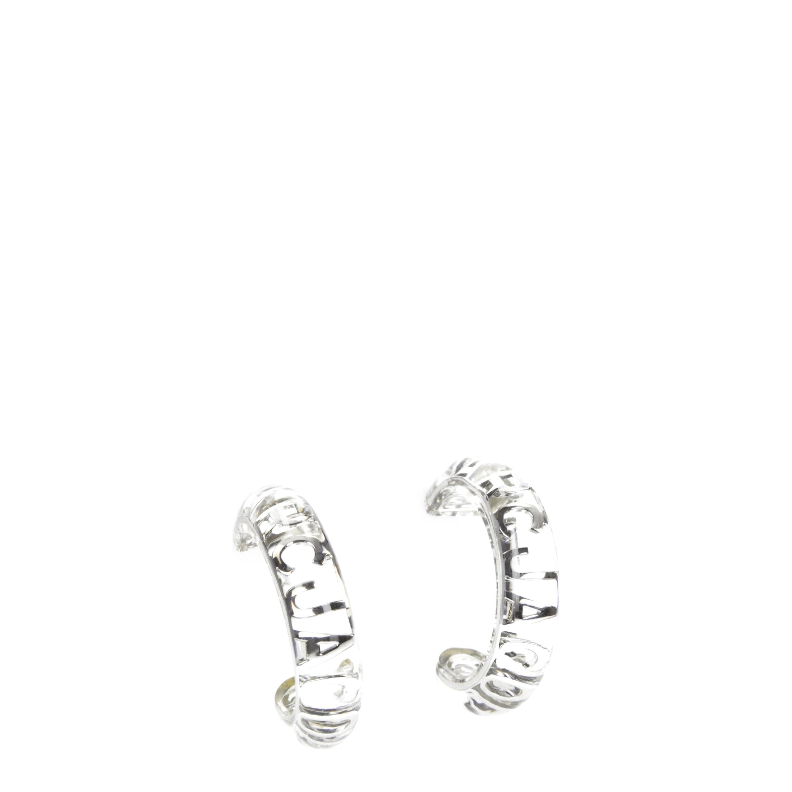 Transparent Plastic Earrings Marc Jacobs