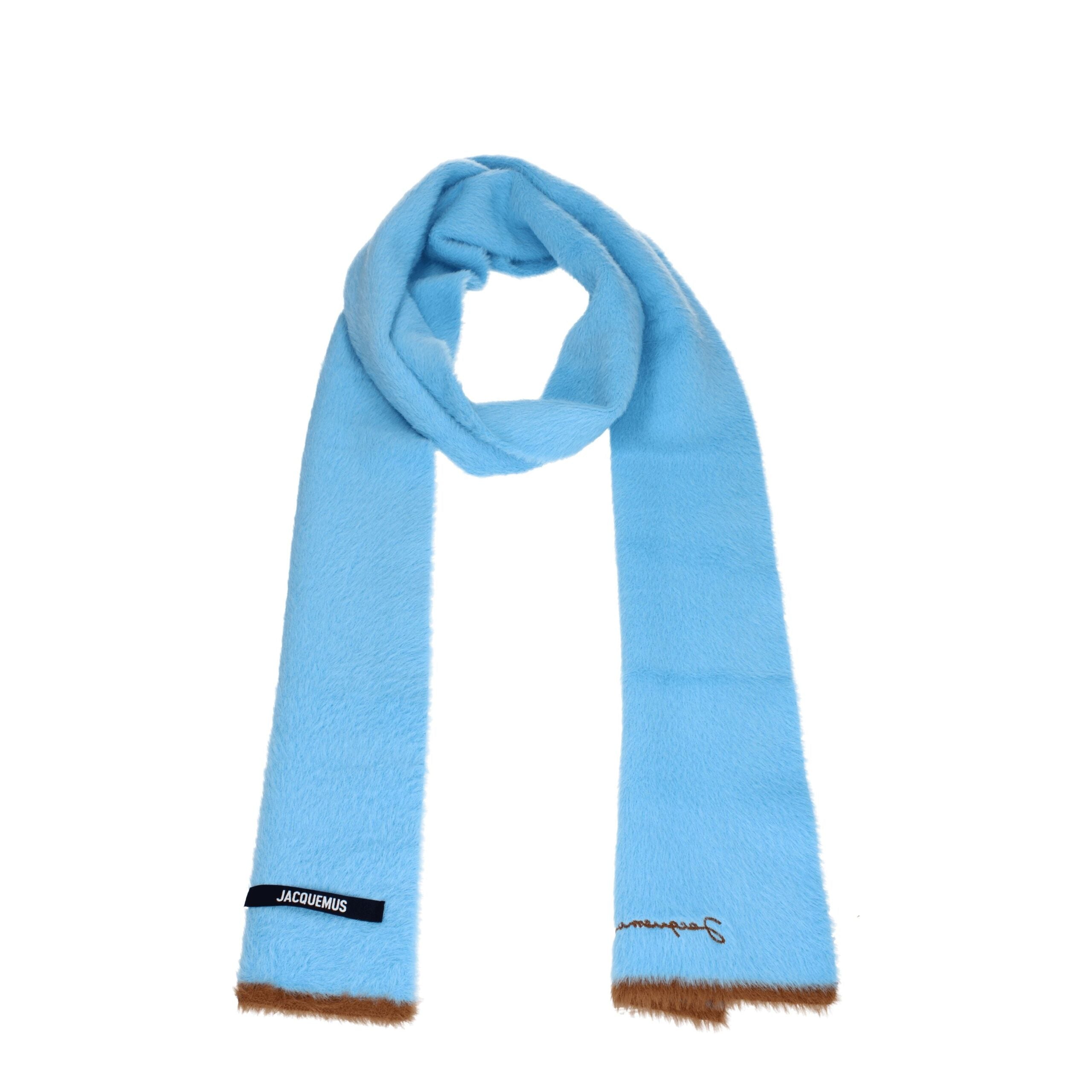 Light Blue Polyamide Scarves Jacquemus