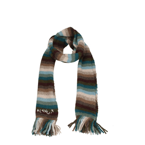 Beige Leather Scarves Alanui