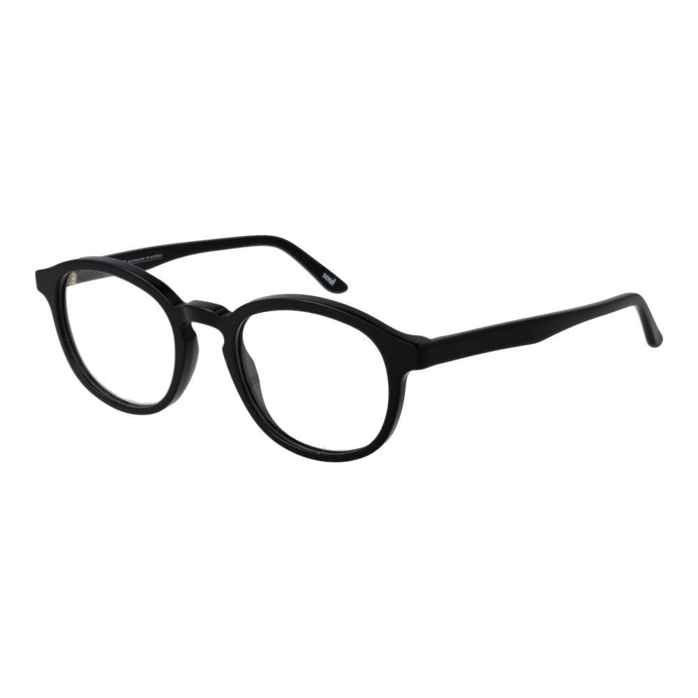 Black Unisex Glasses Frame Andy Wolf
