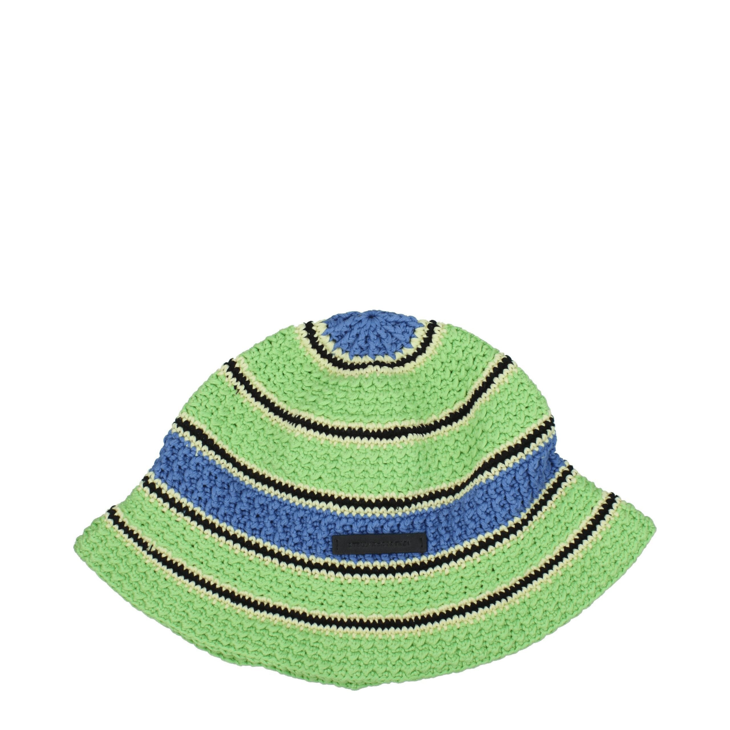 Green Cotton Bucket Hats Stella McCartney