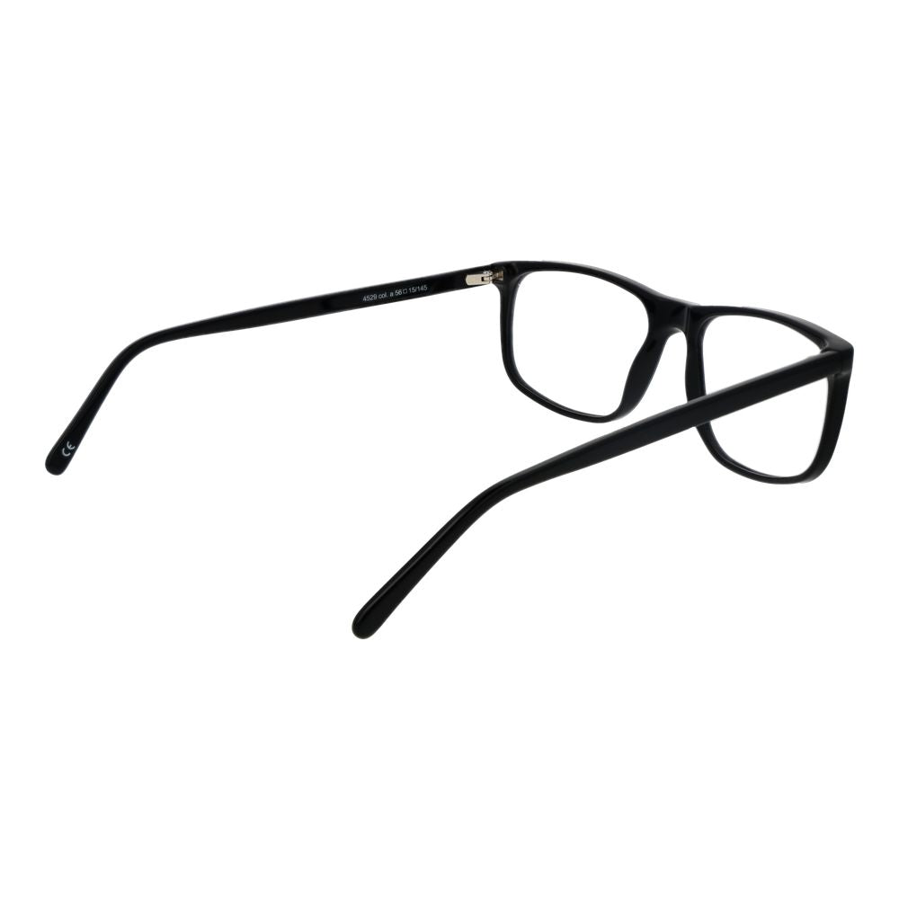 Black Unisex Glasses Frame Andy Wolf