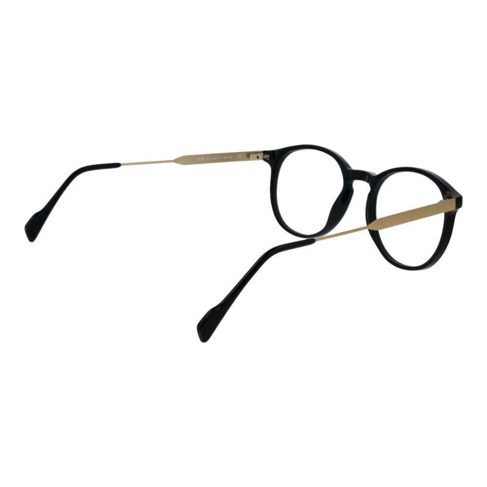 Black Unisex Glasses Frame Andy Wolf
