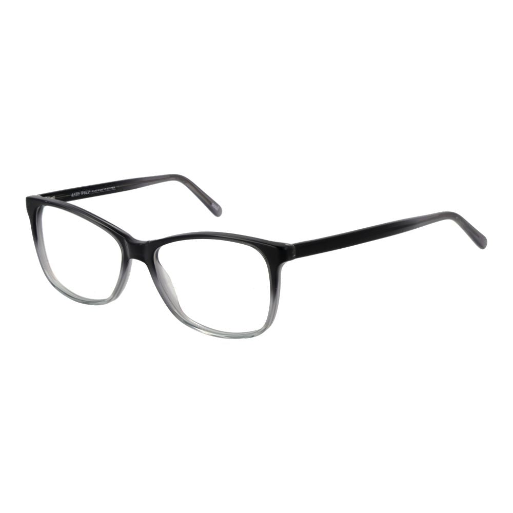 Black Unisex Glasses Frame Andy Wolf