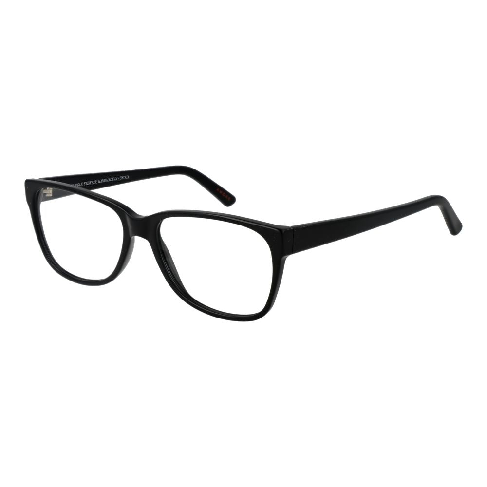 Black Unisex Glasses Frame Andy Wolf