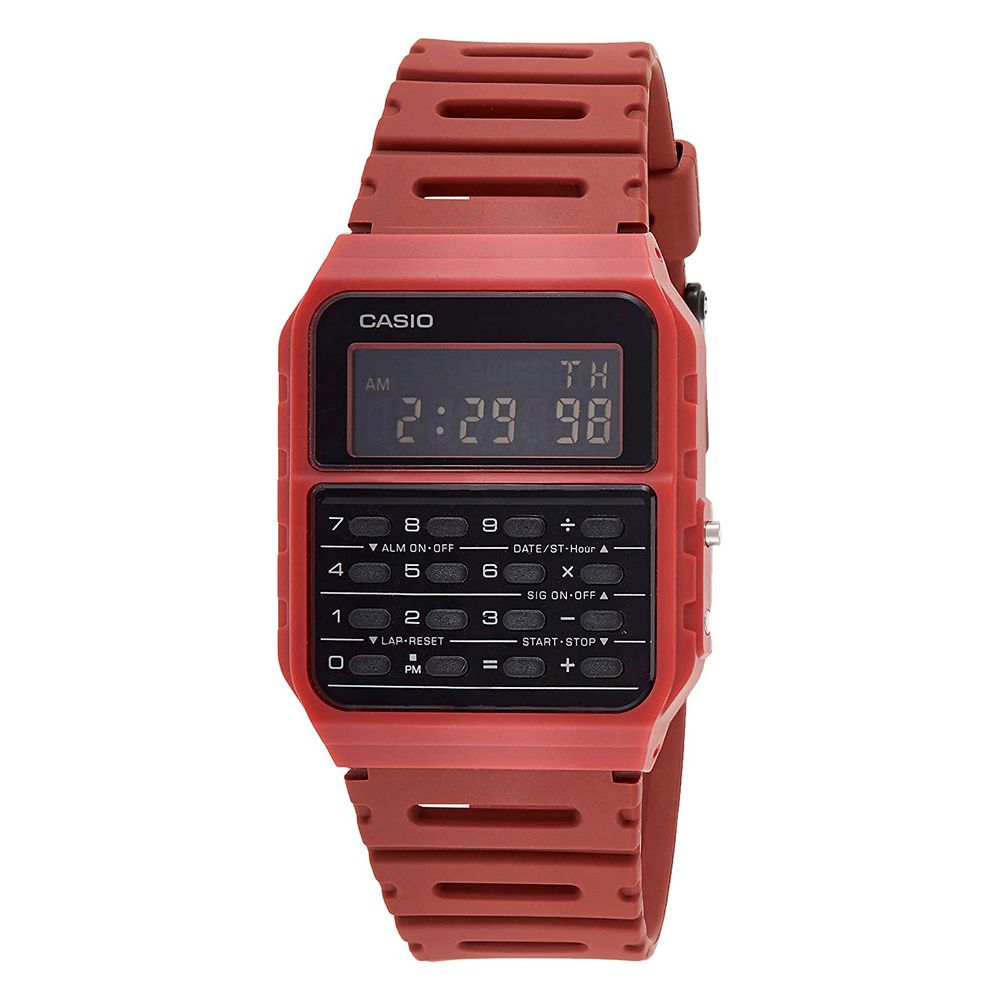 Red Resin Watch Casio