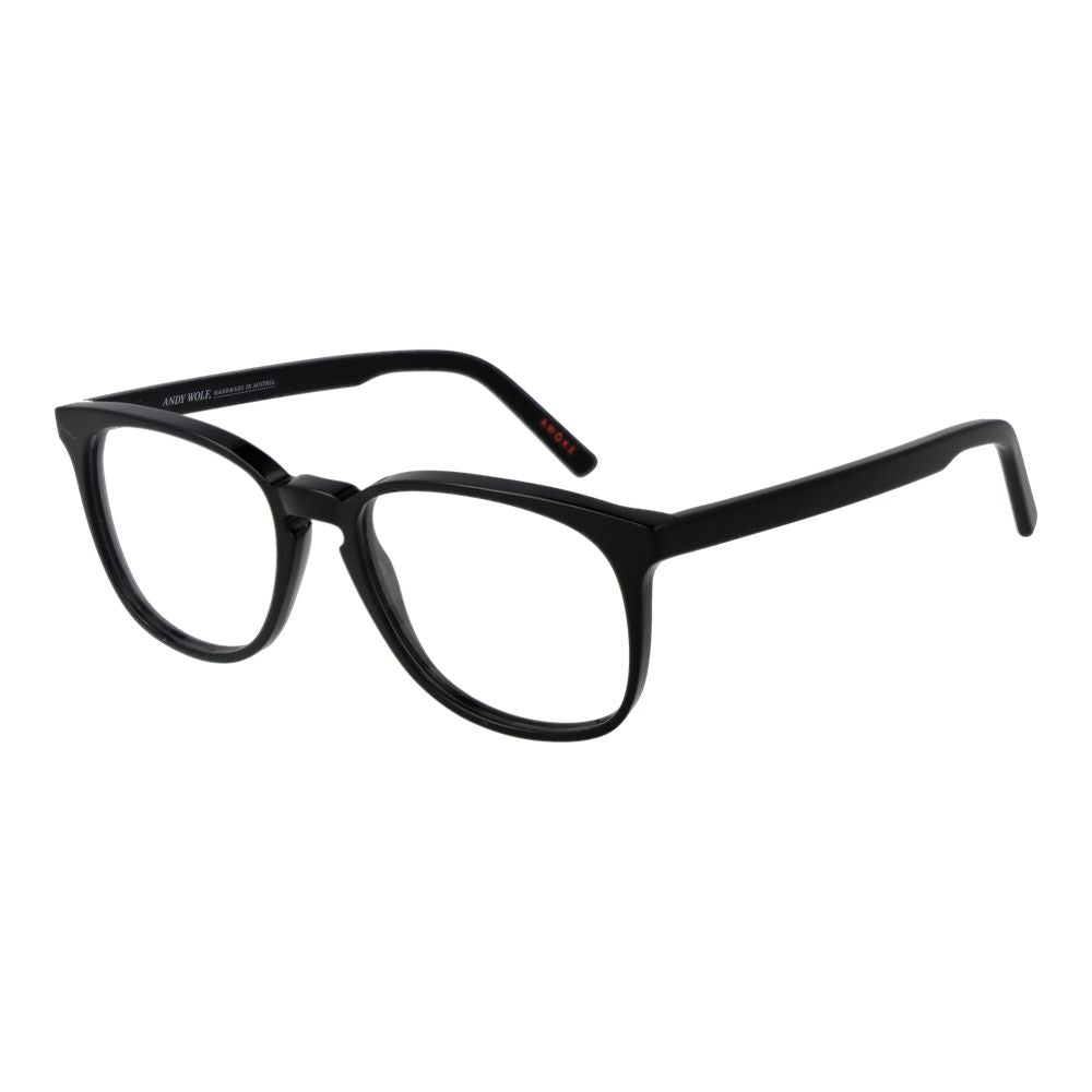 Black Unisex Glasses Frame Andy Wolf