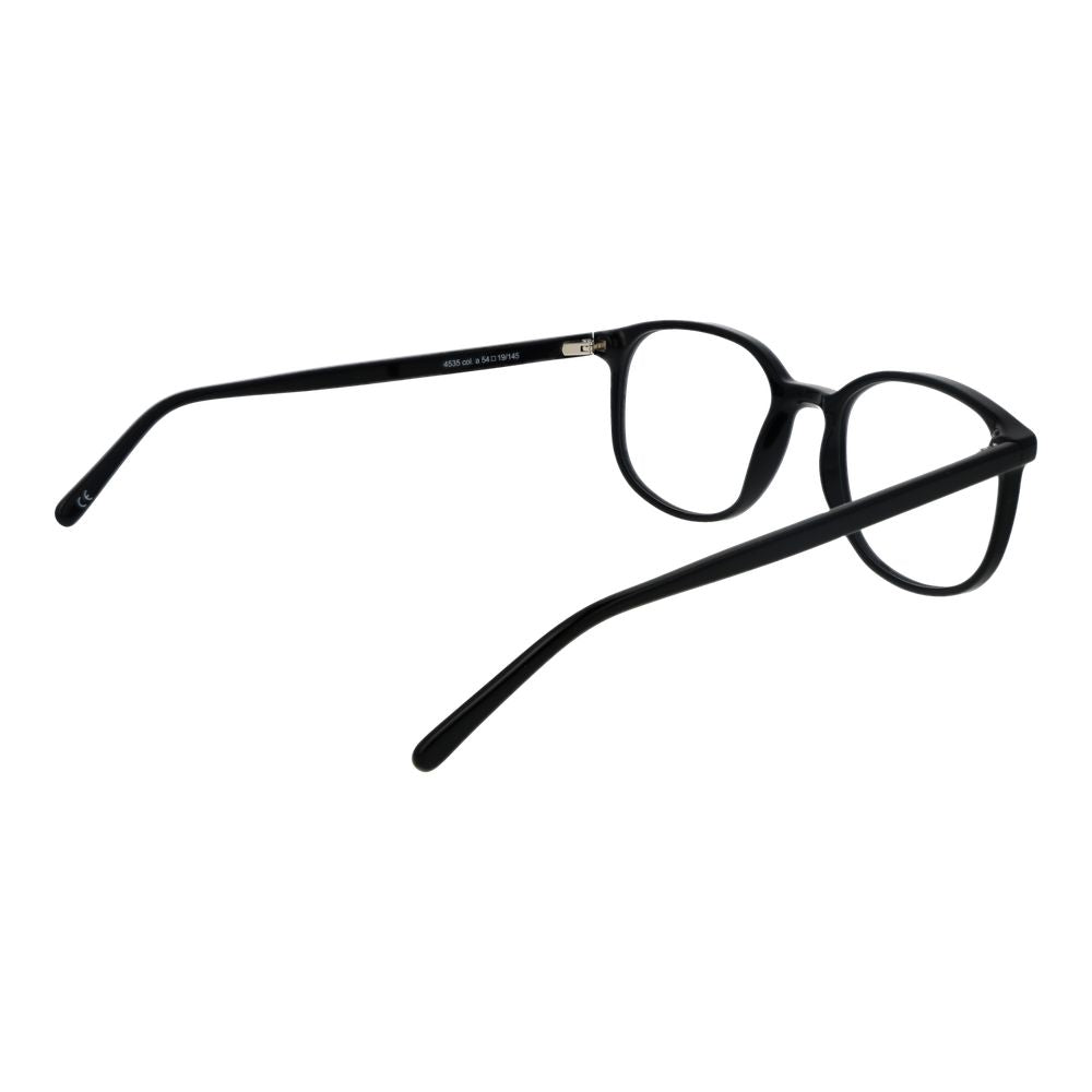 Black Unisex Glasses Frame Andy Wolf