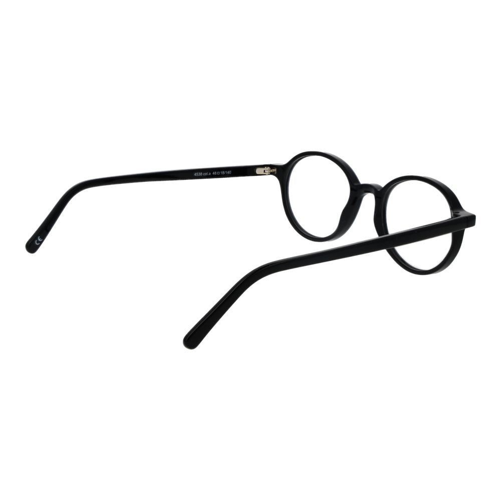 Black Unisex Glasses Frame Andy Wolf