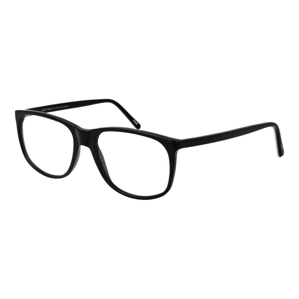 Black Unisex Glasses Frame Andy Wolf