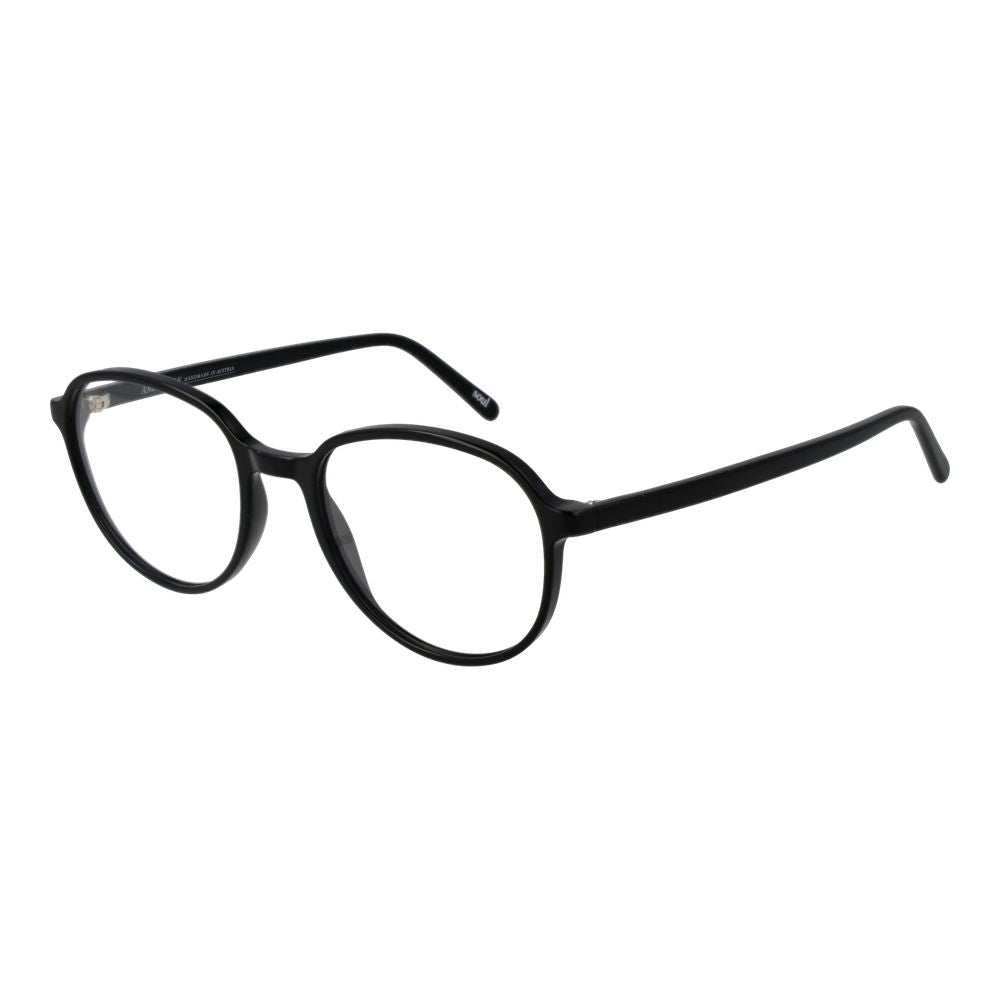 Black Unisex Glasses Frame Andy Wolf
