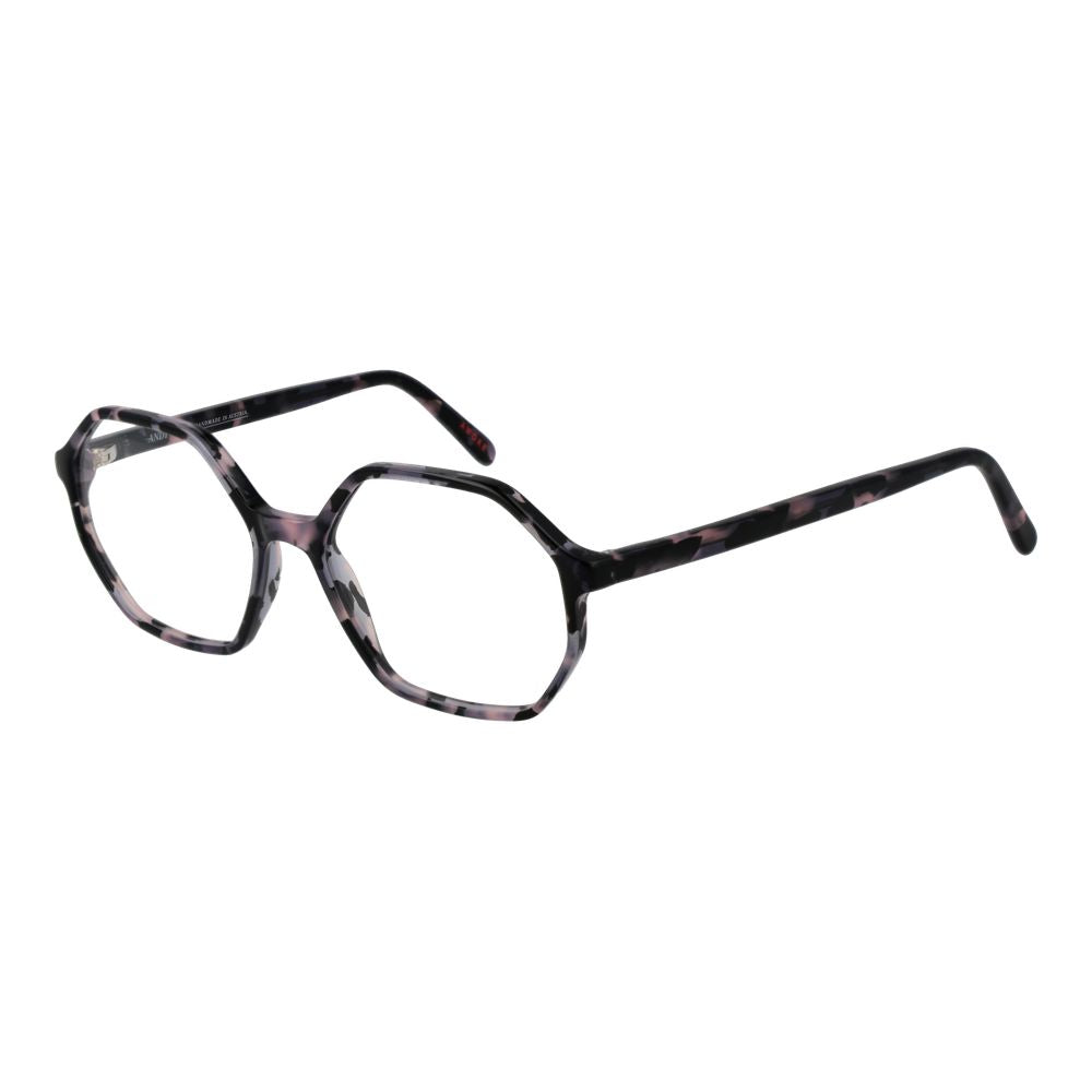 Black Unisex Glasses Frame Andy Wolf