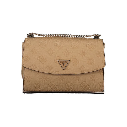 Beige Polyethylene Handbag Guess Jeans
