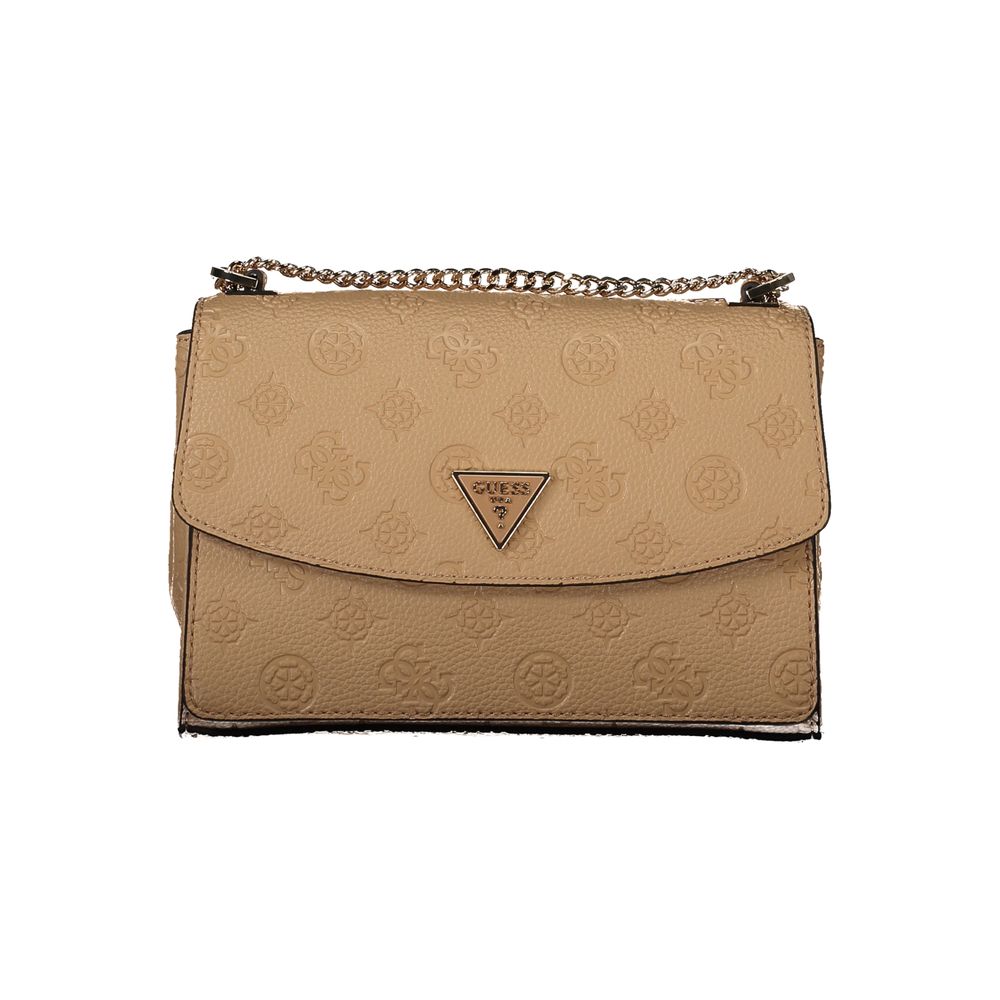 Beige Polyethylene Handbag Guess Jeans