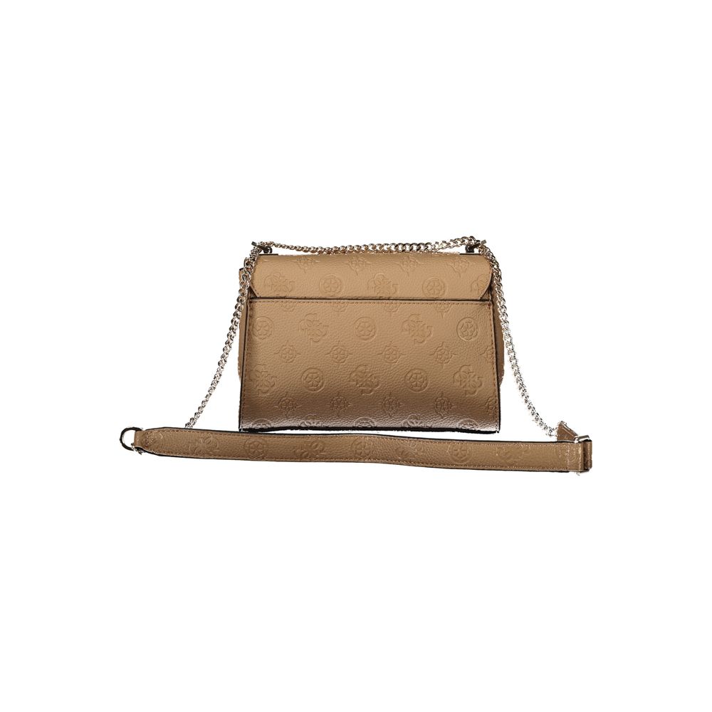 Beige Polyethylene Handbag Guess Jeans