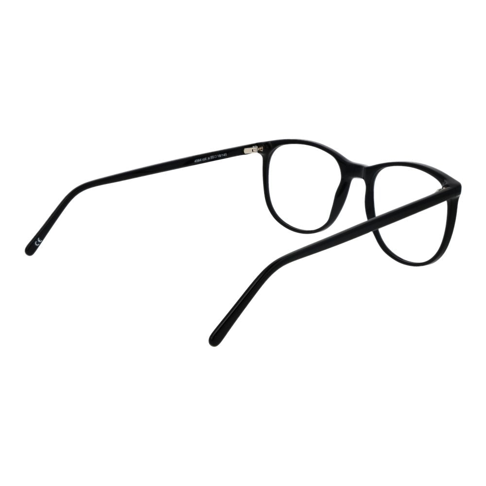 Black Unisex Glasses Frame Andy Wolf