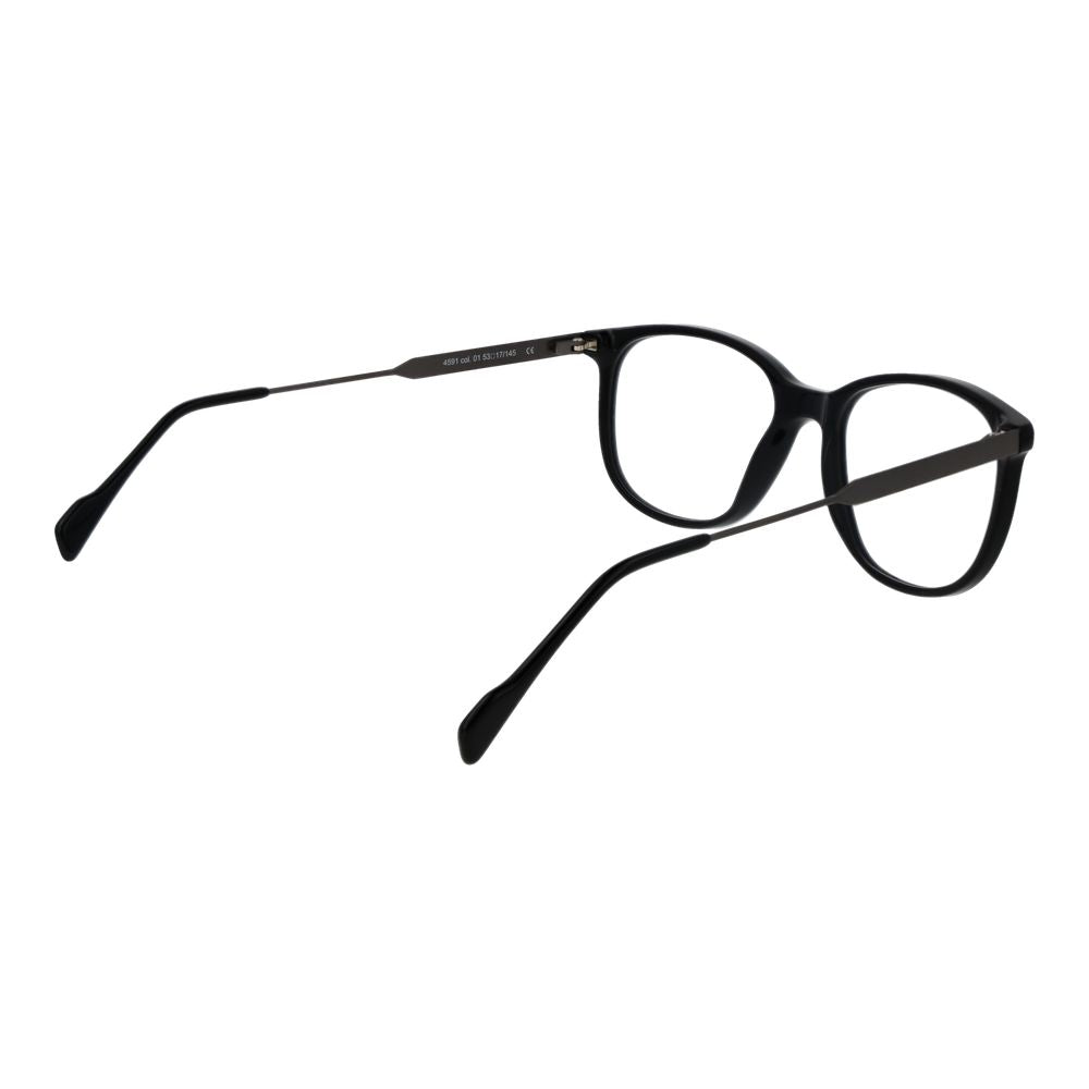 Black Unisex Glasses Frame Andy Wolf