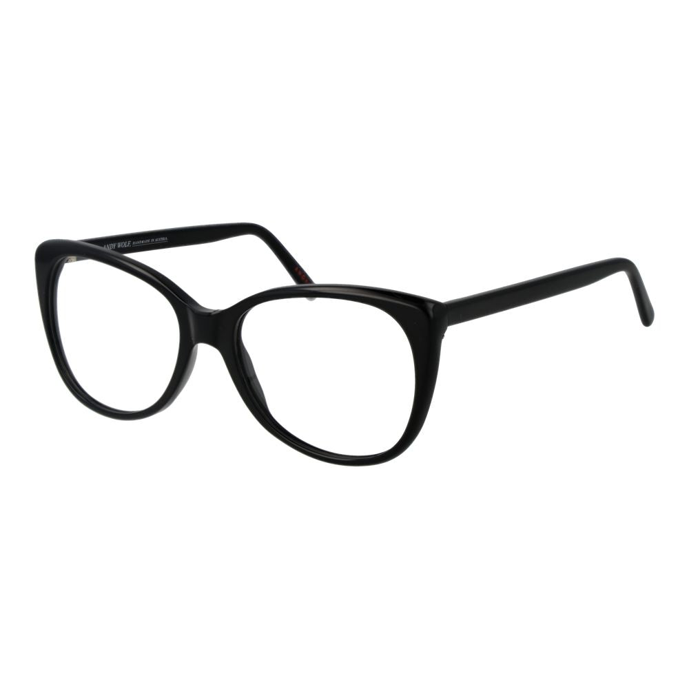Black Unisex Glasses Frame Andy Wolf