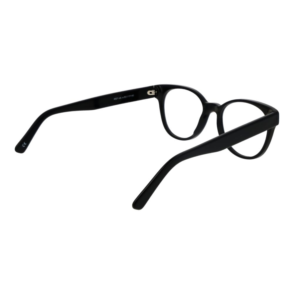 Black Unisex Glasses Frame Andy Wolf