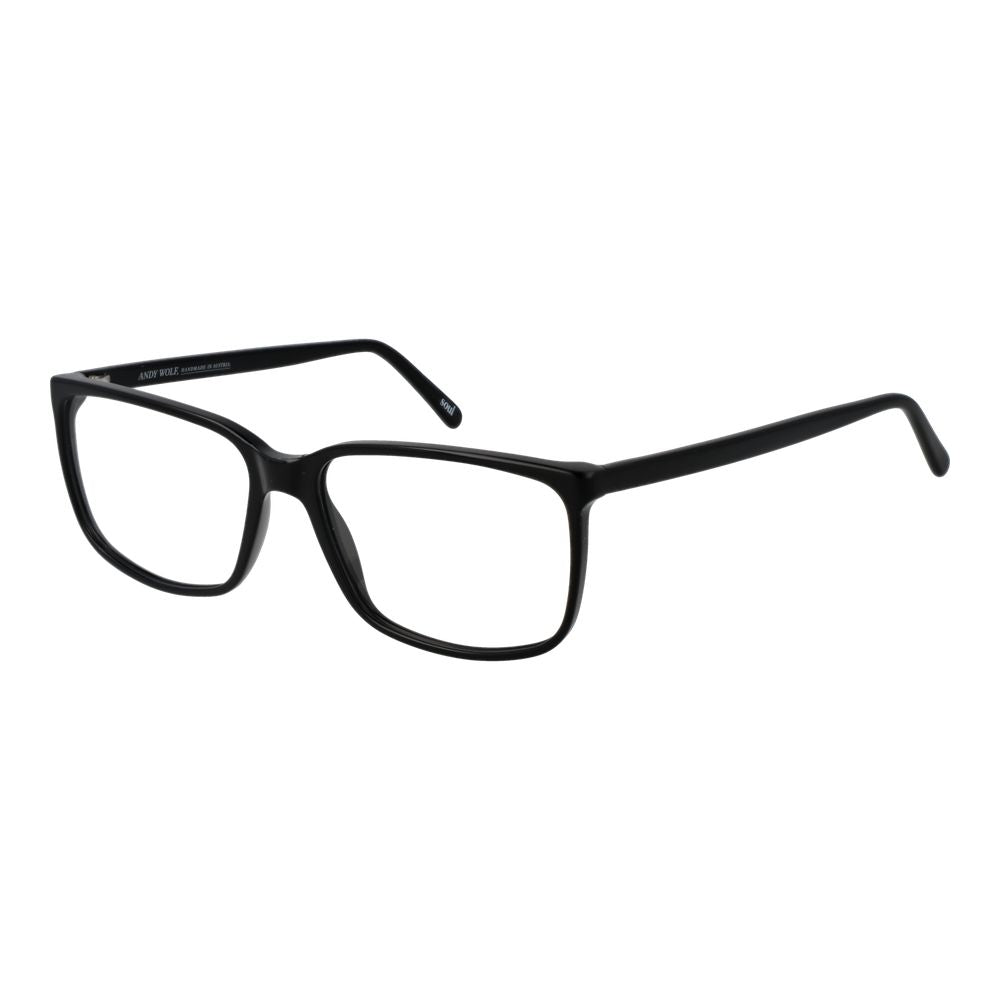Black Unisex Glasses Frame Andy Wolf