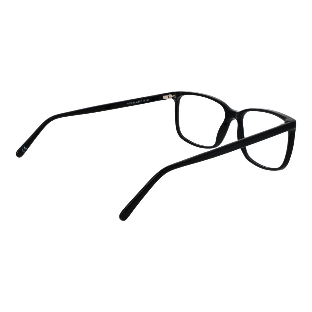 Black Unisex Glasses Frame Andy Wolf
