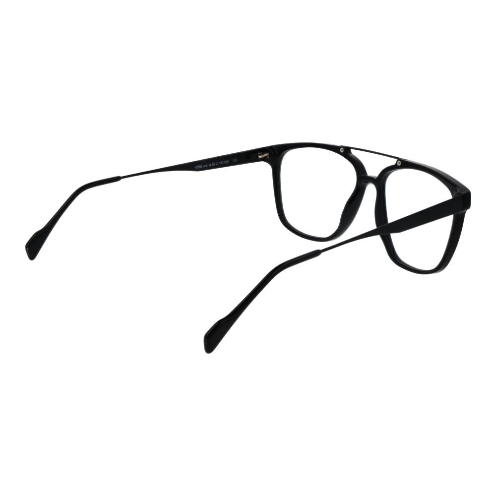 Black Unisex Glasses Frame Andy Wolf