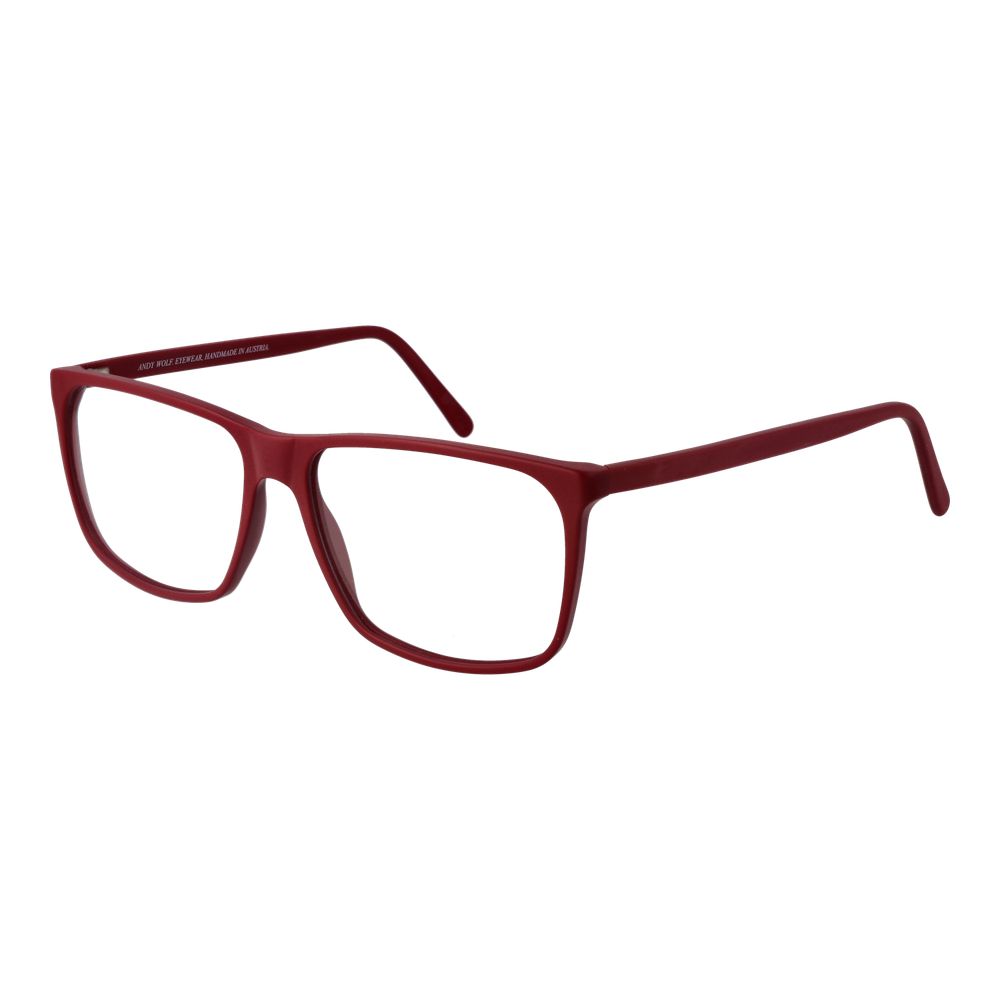 Red Unisex Glasses Frame Andy Wolf