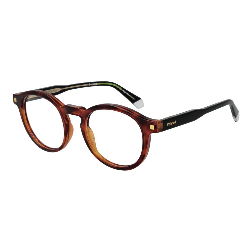 Brown Men Glasses Frame Polaroid