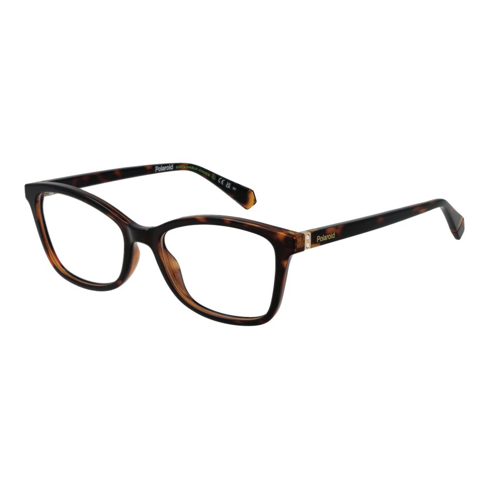 Brown Women Glasses Frame Polaroid