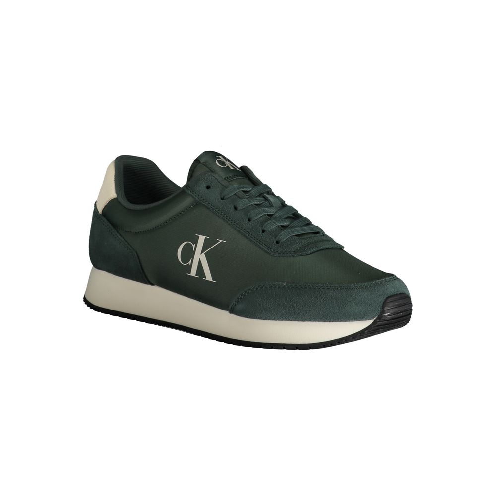 Green Polyester Sneaker Calvin Klein