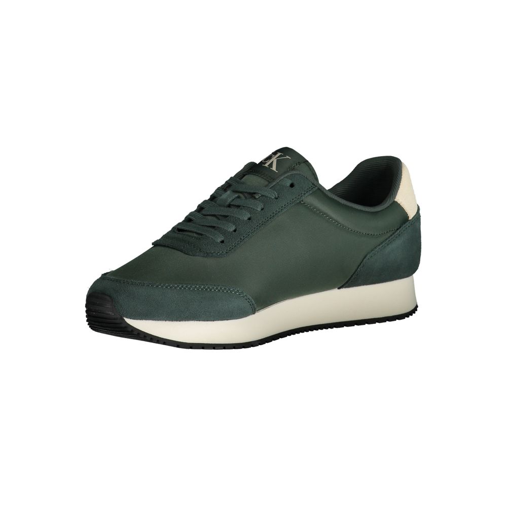 Green Polyester Sneaker Calvin Klein