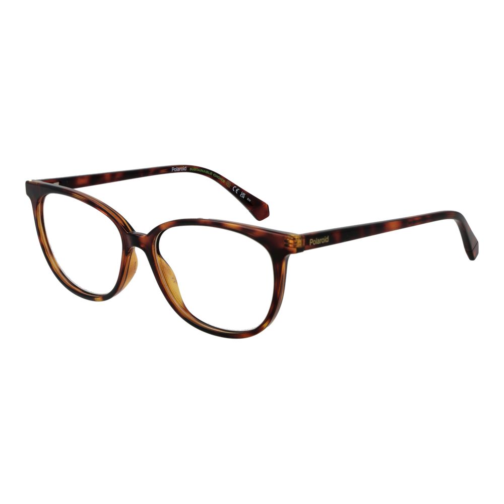 Brown Women Glasses Frame Polaroid