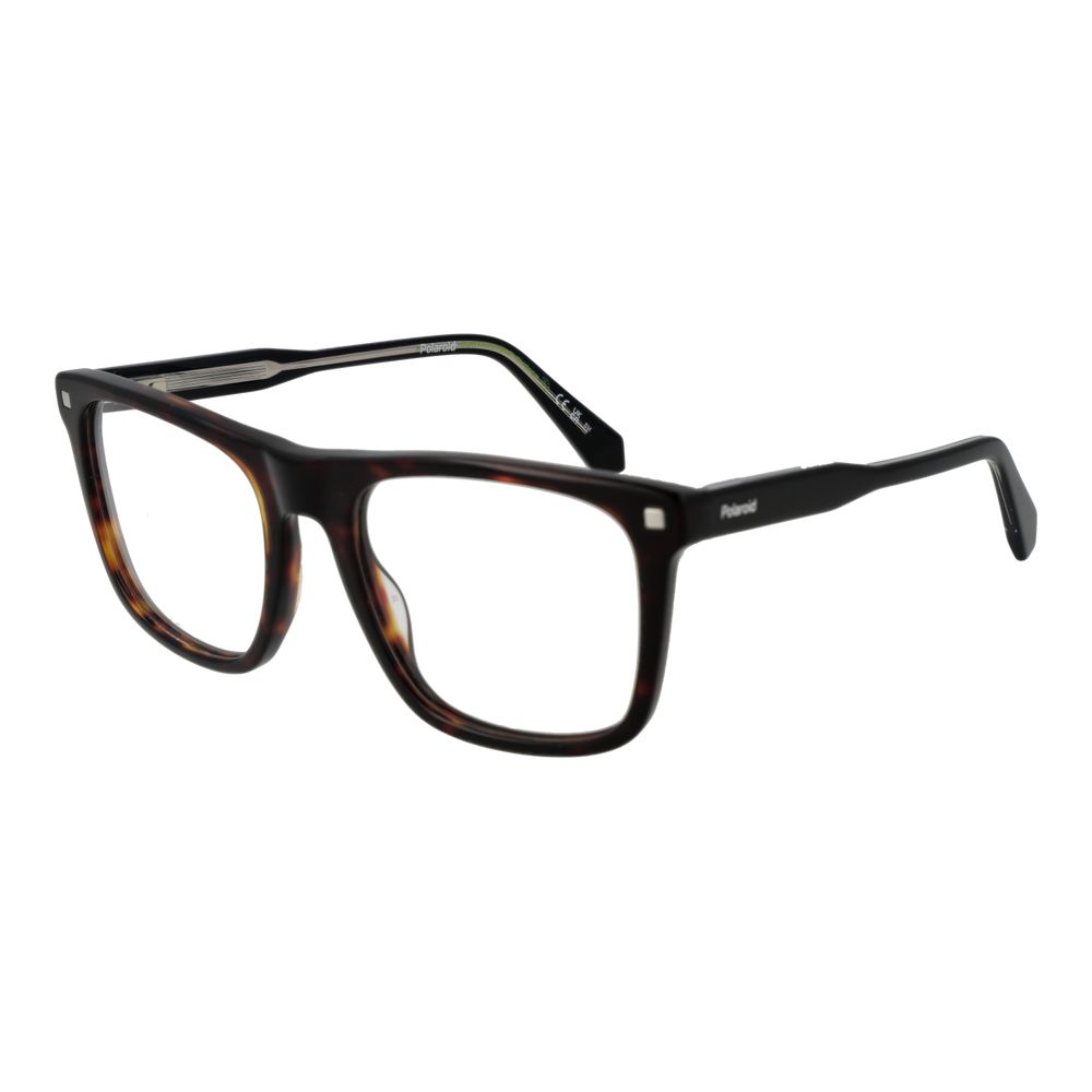 Brown Men Glasses Frame Polaroid
