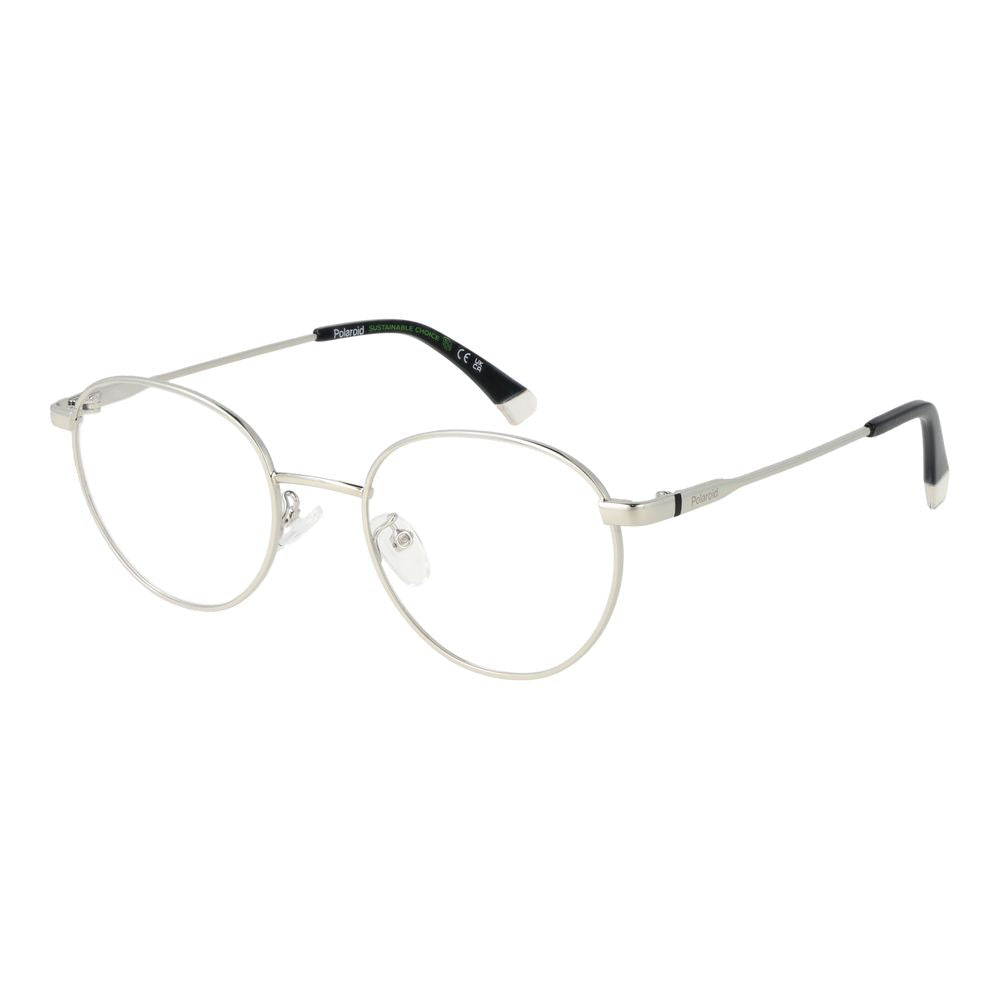 Silver Unisex Glasses Frame Polaroid