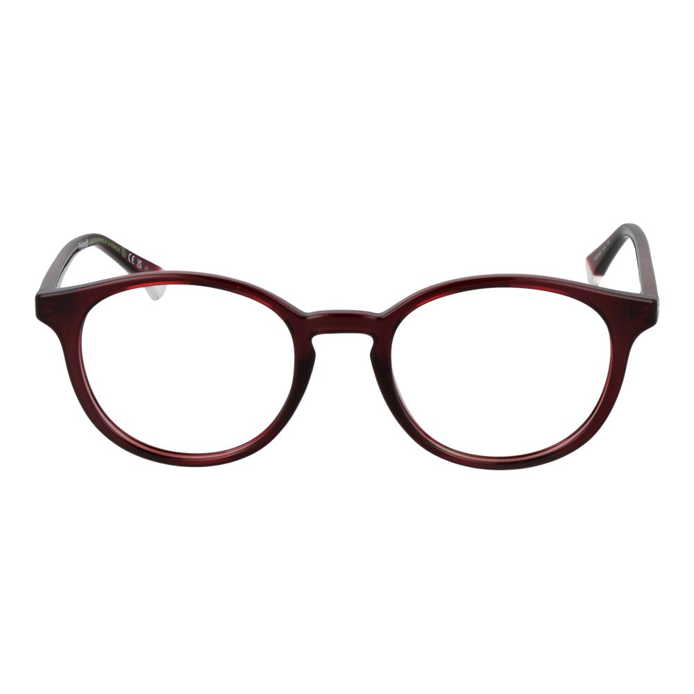Burgundy Unisex Glasses Frame Polaroid