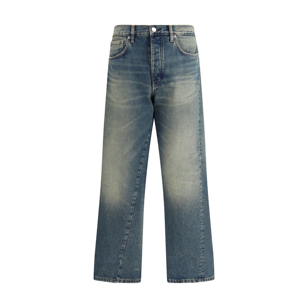 Wide Twist Jeans Sunflower