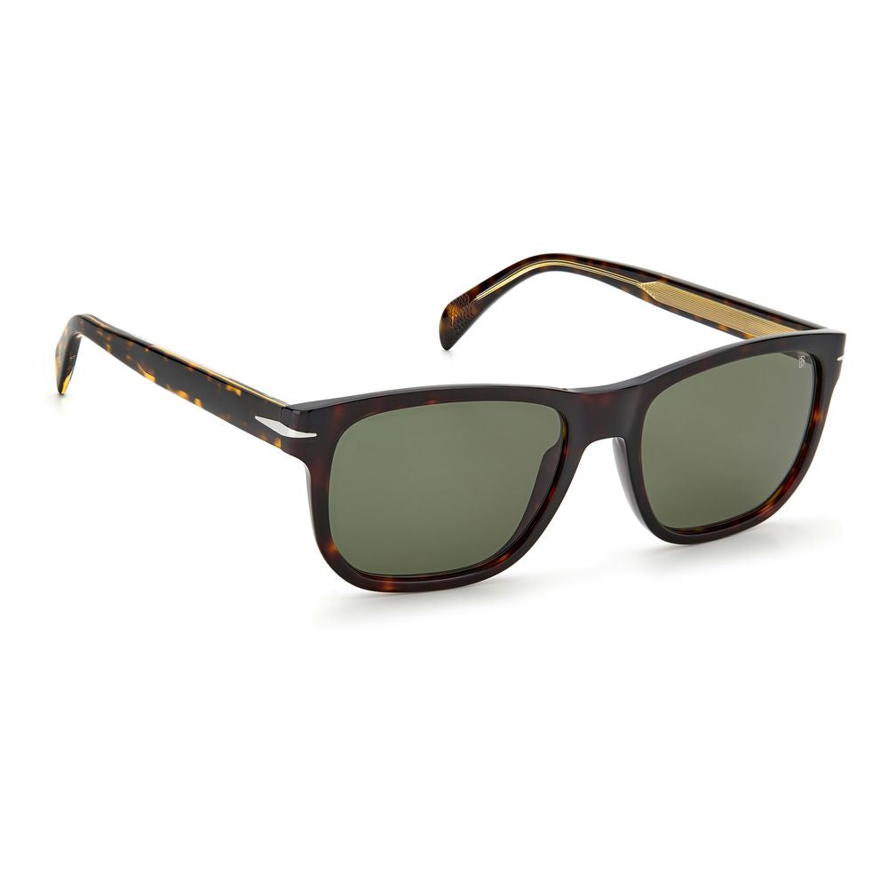 Brown Acetate Sunglasses David Beckham
